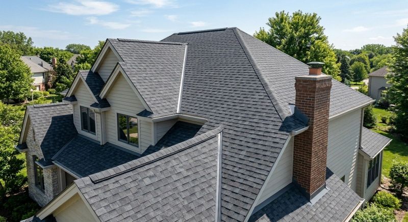 A Frame Roof Installation in Framingham, MA