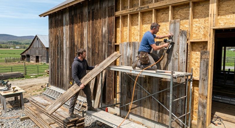 Barn Wood Siding Installation in Fairfield County, CT