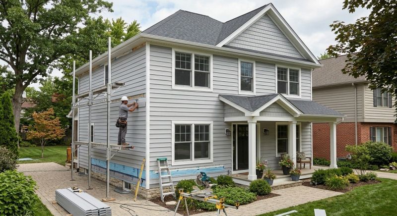 Vertical Siding Replacement in Stamford, CT
